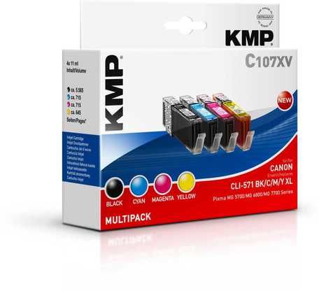KMP C107XV (CLI-571BK/C/M/Y XL)