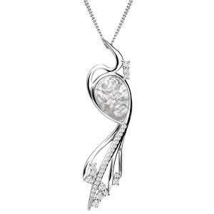 Preciosa Elegantní náhrdelník Ines Matrix bílý 6109 11