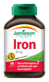 JAMIESON Železo 35 mg s postupným uvolňov.tbl.60