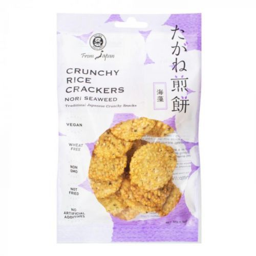 Crackery rýžové s řasou Nori 50 g   MUSO