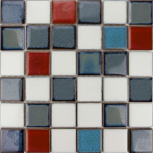 Premium Mosaic mozaika keramická mix modrá 30,5x30,5 cm MOS48MIX1