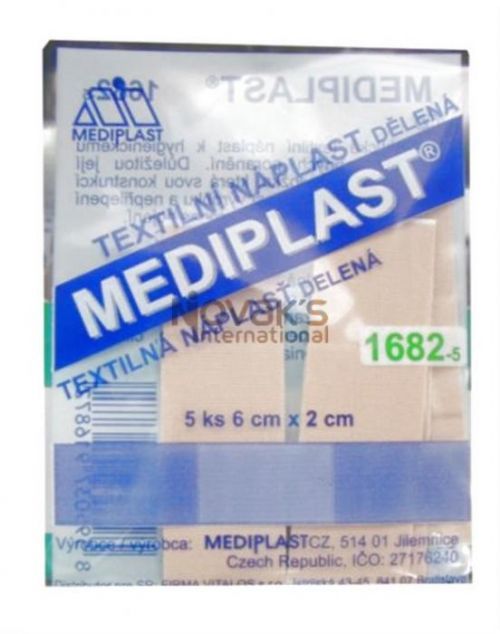 Mediplast náplast 6 x 2cm 5ks