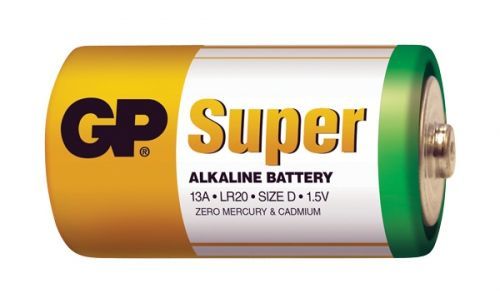 Baterie D (R20) alkalická GP Super Alkaline LR20