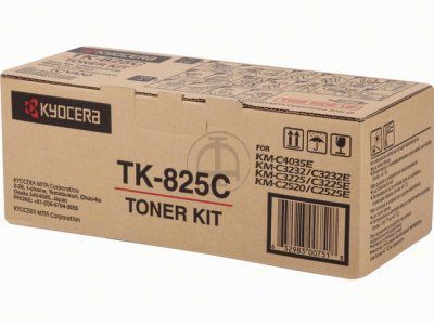 Toner Kyocera TK-825-C | 7000 pages | Cyan | KM-C2520, KM-C3225, KM-C3232