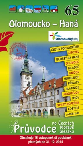 Olomoucko - Haná 65. - Průvodce po Č,M,S + volné vstupenky a poukázky
					 - neuveden