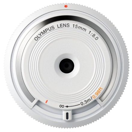 Olympus M.ZUIKO Cap Lens BCL-1580 15mm f/8,0 bílý