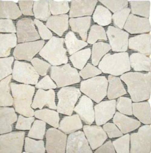 Premium Mosaic Stone Mozaika krémové kameny cm 30x30 cm STMOSCRW