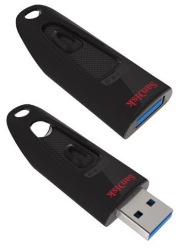 SanDisk Ultra 128 GB, USB 3.0 flash disk, černý