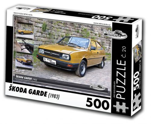 Puzzle ŠKODA GARDE (1983) - 500 dílků