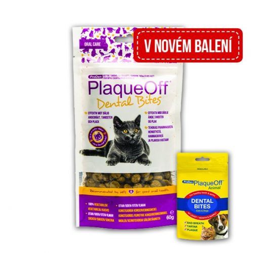 SwedenCare AB PlaqueOff Dental Bites Cat 60g