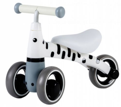 ECO TOYS Odrážedlo/tříkolka Eco Toys, Zebra  - bílá