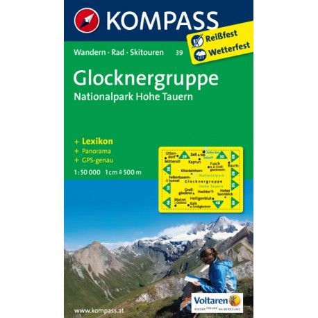 Kompass Glocknergruppe 39 1:50T
					 - neuveden