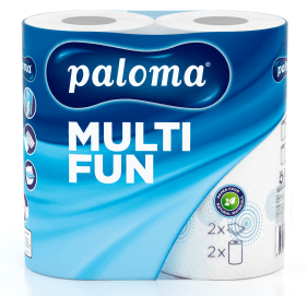 Paloma Multi Fun kuchyňské utěrky 2 vrstvy, 50 útržků 2 ks