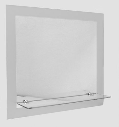 Zrcadlo Reno 60x55 cm, s poličkou ZRE5560