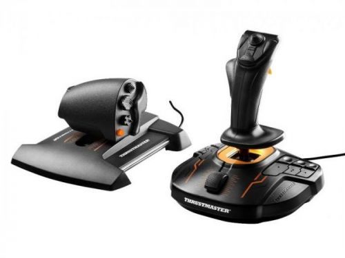 THRUSTMASTER Joystick T16000M FLIGHT PACK + plynový pedál + pedálová sada, pro PC