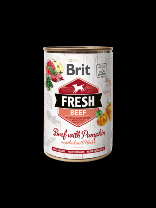 Brit Dog Fresh konzerva Beef with Pumpkin 400g