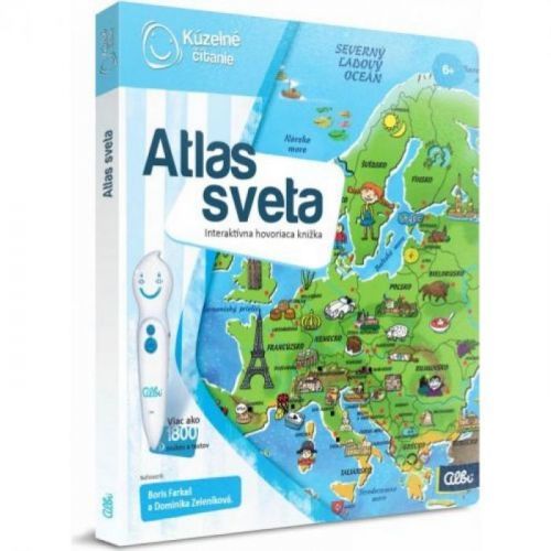 Albi Kúzelné čítanie Kniha Atlas sveta SK