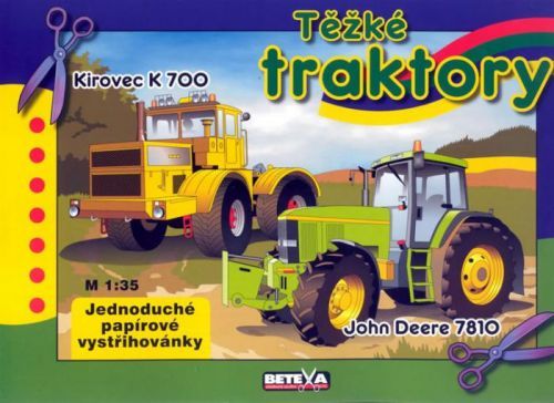 Těžké traktory - vystřihovánky
					 - neuveden