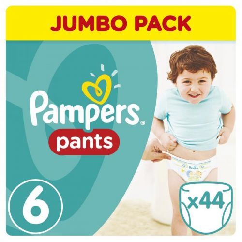 Pampers Pants plenkové kalhotky Extra Large 16-22kg Jumbo Pack (velikost 6) 44ks