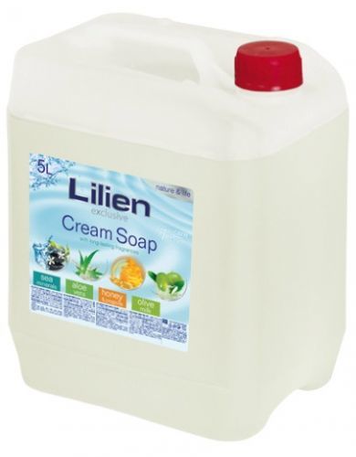 Lilien krémové tekuté mýdlo Oliva Milk 5000ml
