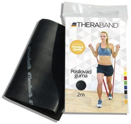 Thera-Band Posilovací guma speciálně silná 2m -černá-