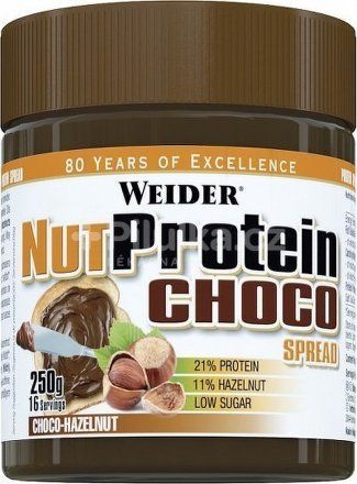 Weider,proteinový krém, čokoláda-lískový ořech, 250g