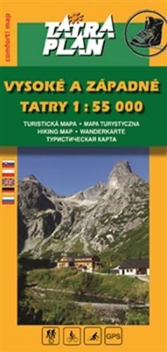 Vysoké a Západné Tatry 1:55 000
					 - neuveden
