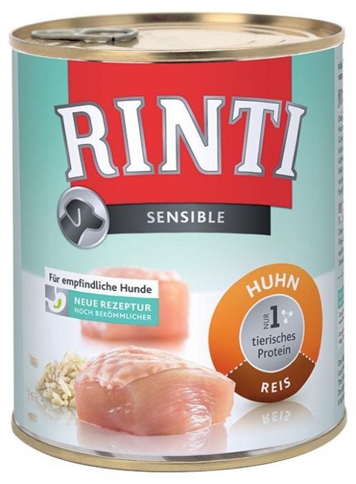 Konzerva RINTI Sensible kuře + rýže 800g