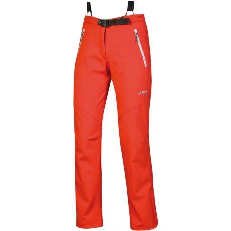 Direct Alpine Sissi 2.0 red dámské softshellové kalhoty SoftShell 4way Tex S