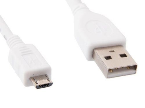 Kabel CABLEXPERT USB A Male/Micro B Male 2.0, 0,5m, White, High Quality