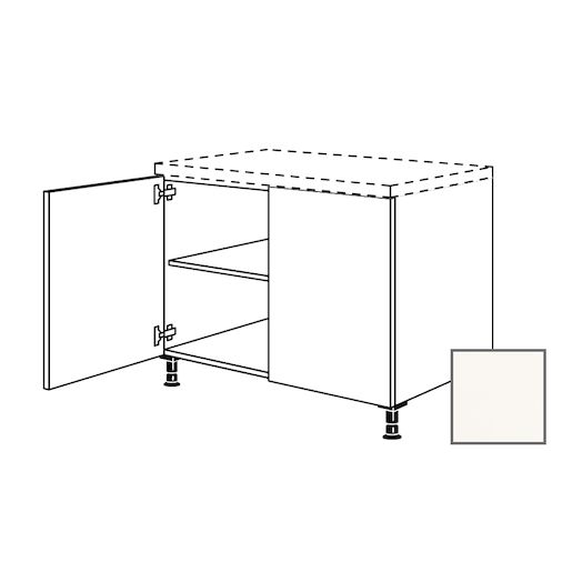 Kuchyňská skříňka spodní 90 cm 2D , bílá lesk 450.UD90