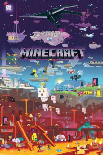 Posters Plakát, Obraz - Minecraft - World Beyond, (61 x 91,5 cm)