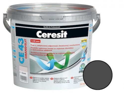 Spárovací hmota Ceresit CE43 5 kg graphite (CG2WA) CE43516