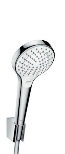 Hansgrohe Croma Select S - Ruční sprcha Vario Porter, sada 1,60 m, bílá/chrom 26411400