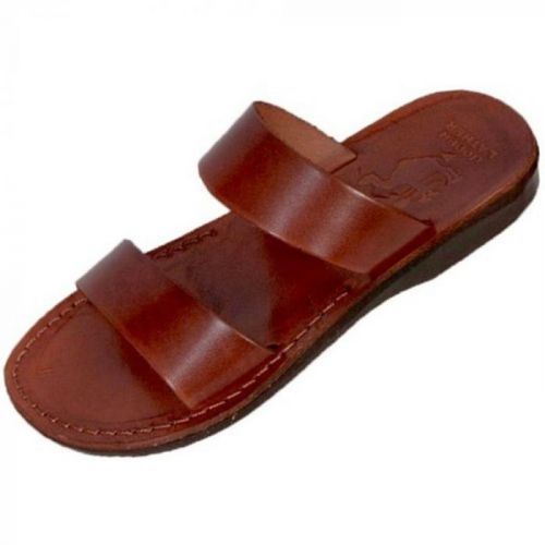 Faraon Sandals - Unisex kožené pantofle Taharka, 36