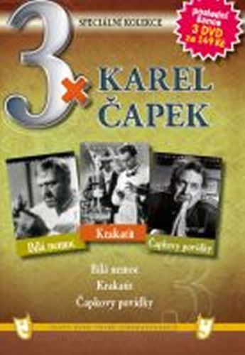 3x DVD - Karel Čapek
					 - neuveden