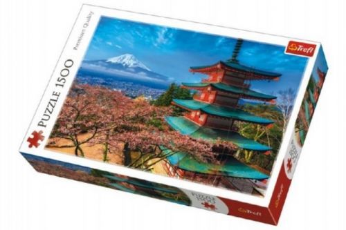 Puzzle Hora Fuji 1500 dílků 85x58cm v krabici 40x26x6cm
