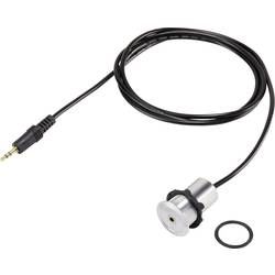 Jack audio kabel TRU COMPONENTS 1434424, 1.45 m, stříbrná
