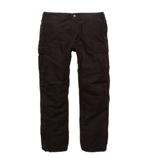 Kalhoty Vintage Industries Reydon BDU - černé, S