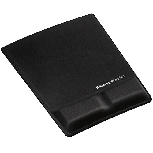 Fellowes - FABRIC - mouse and wrist pad Health-V, black