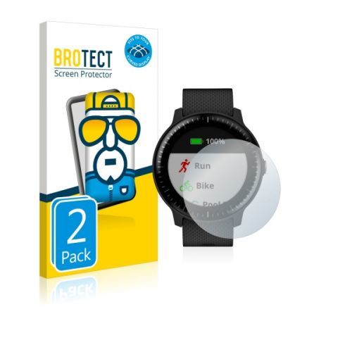 2x BROTECT Flex Full-Cover Protector Garmin Vivoactive 3 Music