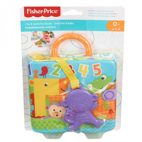 Fisher Price MĚKKÁ KNÍŽKA SE ZVÍŘÁTKY