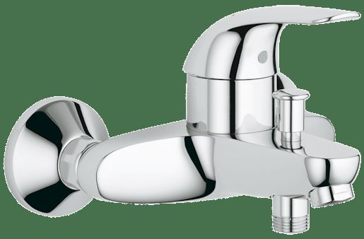 Vanová baterie nástěnná Grohe Euroeco bez sprchového setu, 150 mm 32743000