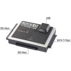 SATA, IDE, USB konvertor Renkforce RF-3833988, 1.2 m, černá