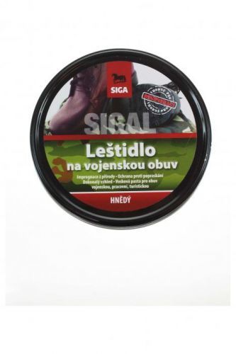 Ecco Siga vojenské leštidlo hnědé 250g 12601492