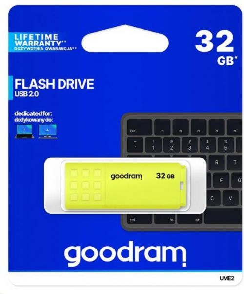 GoodRAM Flash Disk UME2 32GB USB 2.0 žlutá (UME2-0320Y0R11)