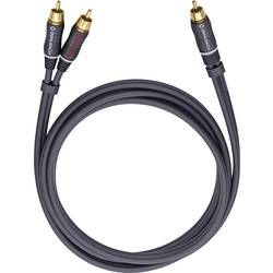 Cinch audio Y kabel Oehlbach 23705, 5 m, antracitová