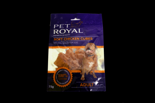 Pet Royal Dog Soft kuřecí kostky 75g