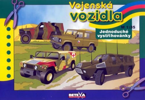 Vojenská vozidla - vystřihovánky
					 - neuveden