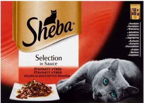Sheba Šťavnatý výběr 12x85 g